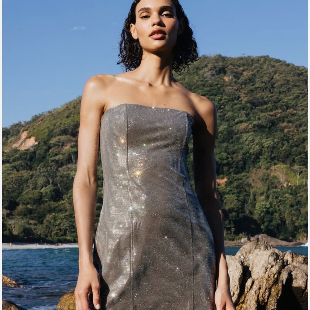 Zara Strapless Mini Dress